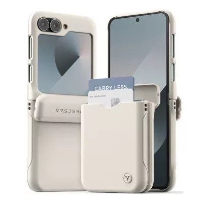 VRS รุ่น Terra Guard Modern Go - เคส Galaxy Z Flip 6 - สี Cream