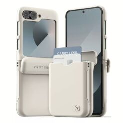 VRS รุ่น Terra Guard Modern Go - เคส Galaxy Z Flip 6 - สี Cream