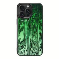Materik รุ่น Luxury Personalized - เคส iPhone 15 Pro Max - สี Algae Green