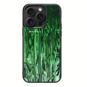 Materik รุ่น Luxury Personalized - เคส iPhone 15 Pro - สี Algae Green