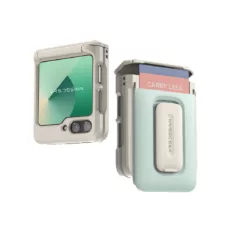 VRS รุ่น D-Wallet Orb - เคส Galaxy Z Flip 6 - สี Marine Green