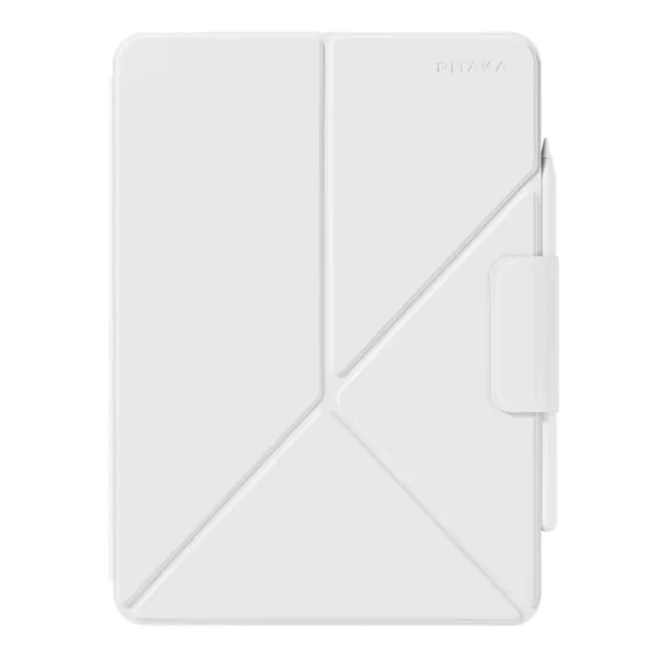 Pitaka รุ่น MagEZ Folio 2 - ฝาพับหน้าจอ iPad Air 13" (2025/2024), iPad Pro 12.9" (6th-3rd Gen) - สี White