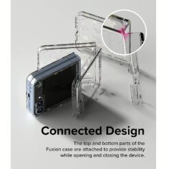 Ringke รุ่น Fusion Design - เคส Galaxy Z Flip 6 - ลาย Dry Flowers
