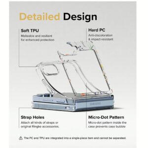 Ringke รุ่น Fusion Design - เคส Galaxy Z Flip 6 - ลาย Dry Flowers 18 Ringke รุ่น Fusion Design - เคส Galaxy Z Flip 6 - ลาย Dry Flowers