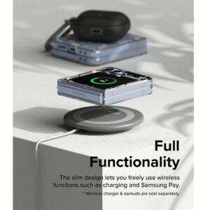 Ringke รุ่น Fusion Design - เคส Galaxy Z Flip 6 - ลาย Dry Flowers 21 Ringke รุ่น Fusion Design - เคส Galaxy Z Flip 6 - ลาย Dry Flowers