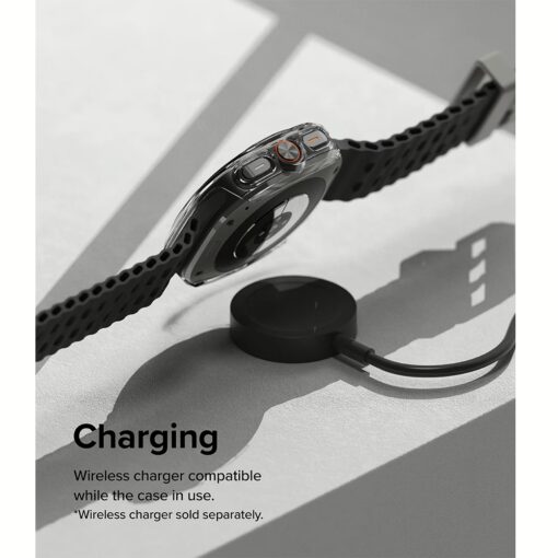 Ringke รุ่น Slim - เคส + ฟิล์มกระจก Galaxy Watch Ultra (47mm) - สี Clear - Image 6