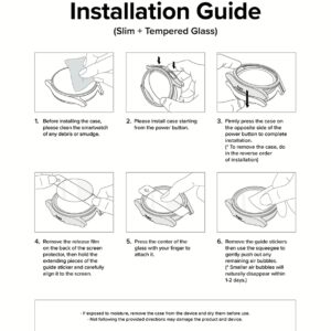 Ringke รุ่น Slim - เคส + ฟิล์มกระจก Galaxy Watch Ultra (47mm) - สี Clear