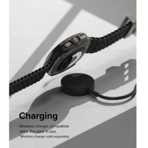 Ringke รุ่น Slim - เคส + ฟิล์มกระจก Galaxy Watch Ultra (47mm) - สี Titanium Black