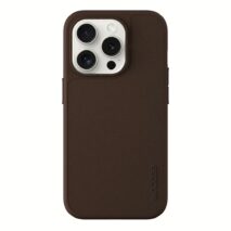 Incase รุ่น Icon with MagSafe - เคส iPhone 15 Pro - สี Brown Pebbled Leather