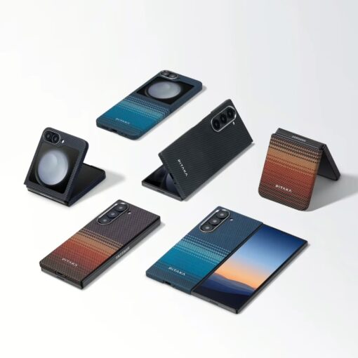 Pitaka รุ่น MagEZ Case 5 - เคส Galaxy Z Flip 6 - สี Moonrise - Image 3