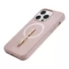 Custype รุ่น Magnetic Wireless Charging Phone Case with Single Pole stand - เคส iPhone 16 Pro Max - สี Pink