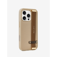 Custype รุ่น StandEase- Wrist Stand Phone Case - เคส iPhone 16 Pro - สี Brown