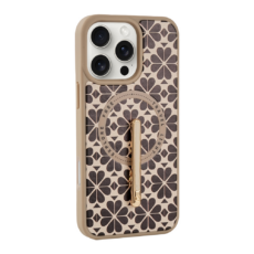 Custype รุ่น Magnetic Wireless Charging Phone Case with Single Pole stand - เคส iPhone 16 Pro Max - สี Clover Apricot