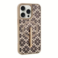 Custype รุ่น Magnetic Wireless Charging Phone Case with Single Pole stand - เคส iPhone 16 Pro - สี Clover Apricot