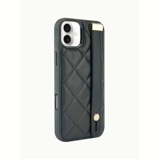 Custype รุ่น Phone Case with Wrist Band - เคส iPhone 16 Pro Max - สี Black - Image 2