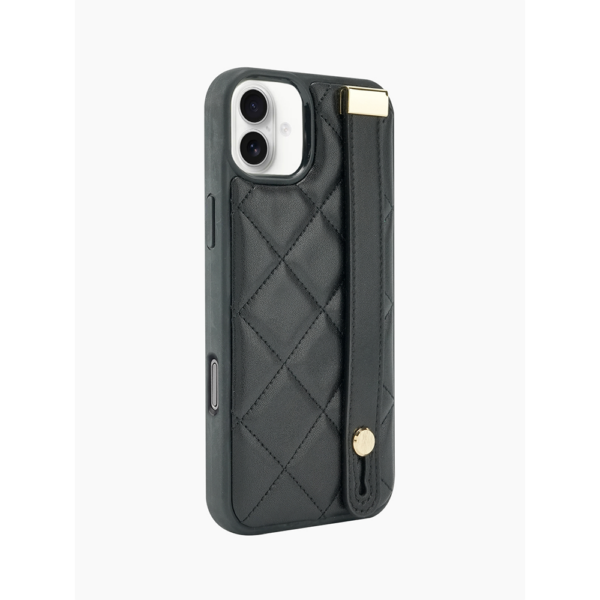 Custype รุ่น Phone Case with Wrist Band - เคส iPhone 16 Pro Max - สี Black