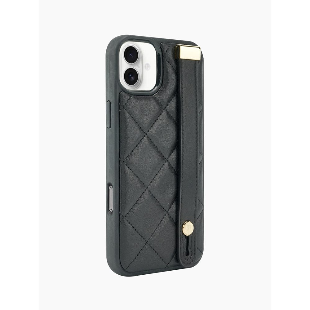 Custype รุ่น Phone Case with Wrist Band - เคส iPhone 16 Pro Max - สี Black