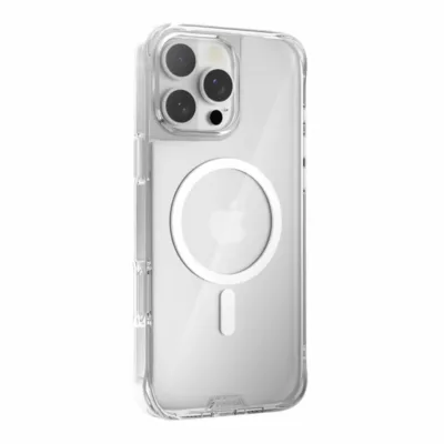 Hoda รุ่น Glass Case Crystal Pro with Magsafe - เคส iPhone 16 Pro Max - สี Clear