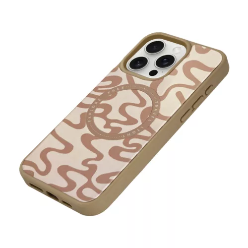 Custype รุ่น Magnetic Wireless Charging Phone Case with Printing - เคส iPhone 16 Pro Max - สี Graphic Nude