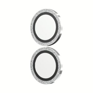 Zagg รุ่น Luxury Camera Lens - กระจกเลนส์กล้อง iPhone 16/ 16 Plus - สี Silver Glitter 7 Zagg รุ่น Luxury Camera Lens - กระจกเลนส์กล้อง iPhone 16/ 16 Plus - สี Silver Glitter