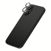Zagg รุ่น Luxury Camera Lens - กระจกเลนส์กล้อง iPhone 16/ 16 Plus - สี Silver Glitter