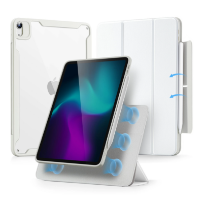 ESR รุ่น Rebound Hybrid 360 - เคส iPad Air 11" (2025/2024), iPad Air 10.9" (5th/4th Gen) - สี Brilliant White
