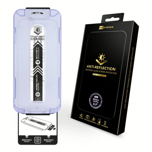 Hoda รุ่น Glass Protector Anti-Reflection - ฟิล์มกระจก iPhone 16 Pro