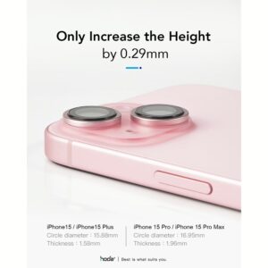 Hoda รุ่น Sapphire Lens Protector - กระจกเลนส์กล้อง iPhone 16 / 16 Plus 25 Hoda รุ่น Sapphire Lens Protector - กระจกเลนส์กล้อง iPhone 16 / 16 Plus
