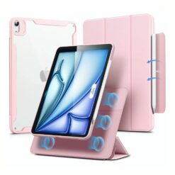 ESR รุ่น Rebound Hybrid 360 - เคส iPad Air 11" (2025/2024), iPad Air 10.9" (5th/4th Gen) - สี Pink