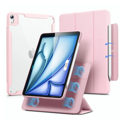 ESR รุ่น Rebound Hybrid 360 - เคส iPad Air 11" (2025/2024), iPad Air 10.9" (5th/4th Gen) - สี Pink