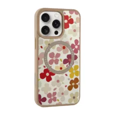 Custype รุ่น Magnetic Wireless Charging Phone Case with Printing - เคส iPhone 16 Pro - สี Colorful Flower