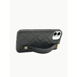 Custype รุ่น Phone Case with Wrist Band - เคส iPhone 16 Pro Max - สี Black