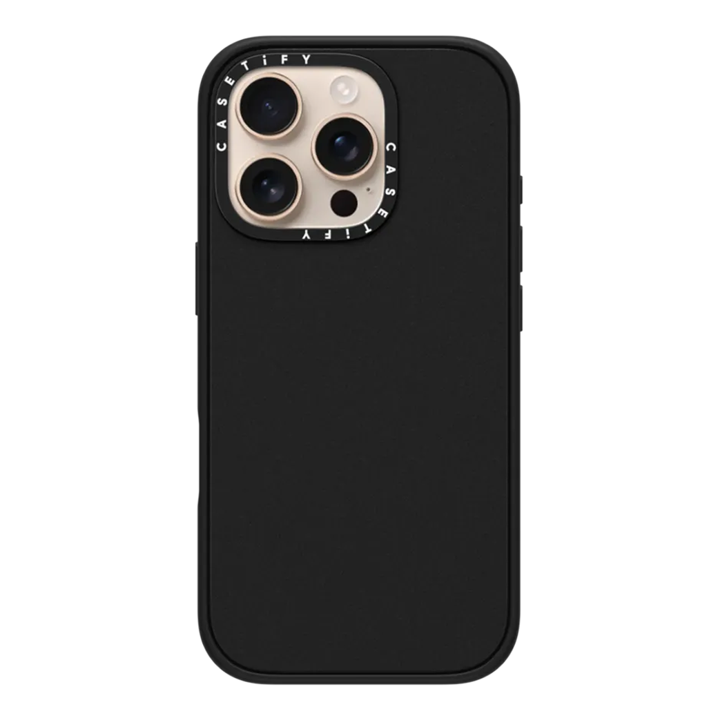 Casetify รุ่น Impact Case With Magsafe - เคส iPhone 16 Pro Max - สี Matte Black