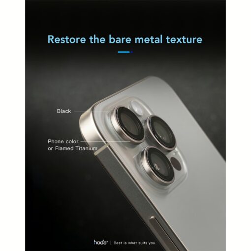 Hoda รุ่น Sapphire Lens Protector - กระจกเลนส์กล้อง iPhone 16 Pro / 16 Pro Max - Image 6