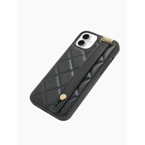 Custype รุ่น Phone Case with Wrist Band - เคส iPhone 16 Pro Max - สี Black