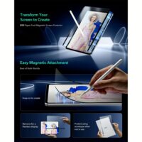 ESR รุ่น Paper-Feel Magnetic Screen Protector - ฟิล์มหน้าจอ iPad Air 11" (2025/2024)