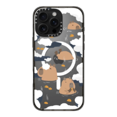 Casetify รุ่น Impact Case with Magsafe/Black - เคส iPhone 16 Pro Max - สี Floating Capybara