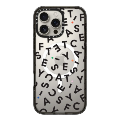 Casetify รุ่น Impact Case with Magsafe/Black - เคส iPhone 16 Pro Max - สี Monogram