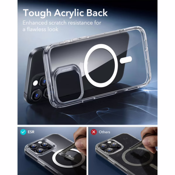 ESR รุ่น Classic Hybrid Case (HaloLock) - เคส iPhone 16 Pro - สี Clear