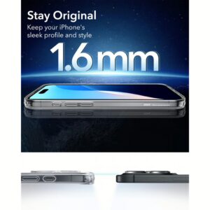 ESR รุ่น Classic Hybrid Case (HaloLock) - เคส iPhone 16 Pro - สี Clear