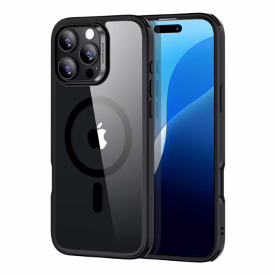 ESR รุ่น Classic Hybrid Case (HaloLock) - เคส iPhone 16 Pro - สี Clear Black