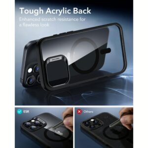ESR รุ่น Classic Hybrid Case (HaloLock) - เคส iPhone 16 Pro - สี Clear Black