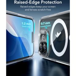 ESR รุ่น Classic Hybrid Case (HaloLock) - เคส iPhone 16 Plus - สี Clear