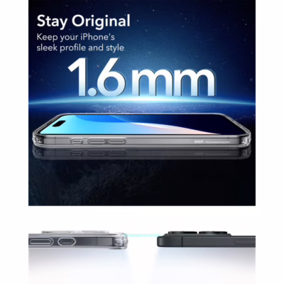 ESR รุ่น Classic Hybrid Case (HaloLock) - เคส iPhone 16 - สี Clear