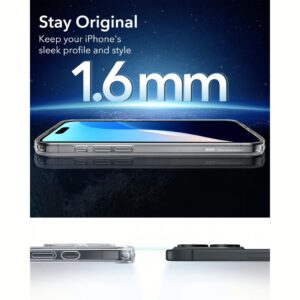ESR รุ่น Classic Hybrid Case (HaloLock) - เคส iPhone 16 Plus - สี Clear