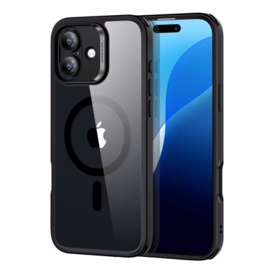 ESR รุ่น Classic Hybrid Case (HaloLock) - เคส iPhone 16 Plus - สี Clear Black