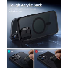 ESR รุ่น Classic Hybrid Case (HaloLock) - เคส iPhone 16 - สี Clear Black
