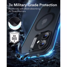 ESR รุ่น Classic Hybrid Case (HaloLock) - เคส iPhone 16 - สี Clear Black