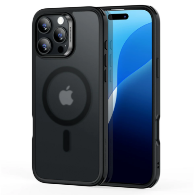 ESR รุ่น Classic Hybrid Case (HaloLock) - เคส iPhone 16 Pro Max - สี Clear Black