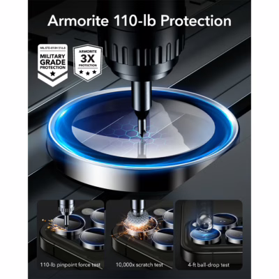 ESR รุ่น Camera Lens Protector - กระจกเลนส์กล้อง iPhone 16 Pro / 16 Pro Max - สี Clear